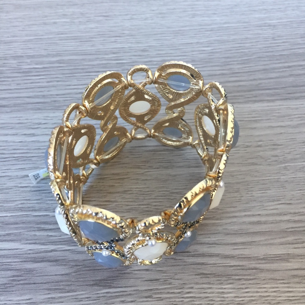 INC Stretchable Wide Bracelet - Picture 6 of 8